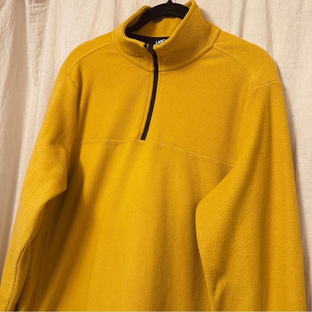 Lands' End Yellow Fleece